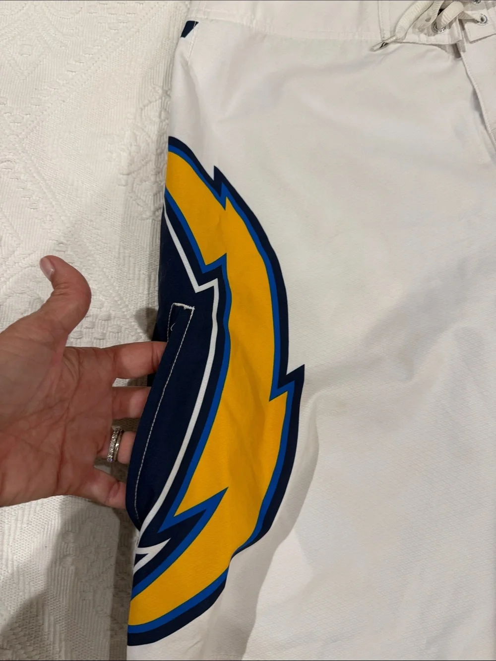 Quiksilver/ Chargers Boardshorts size 32 EUC